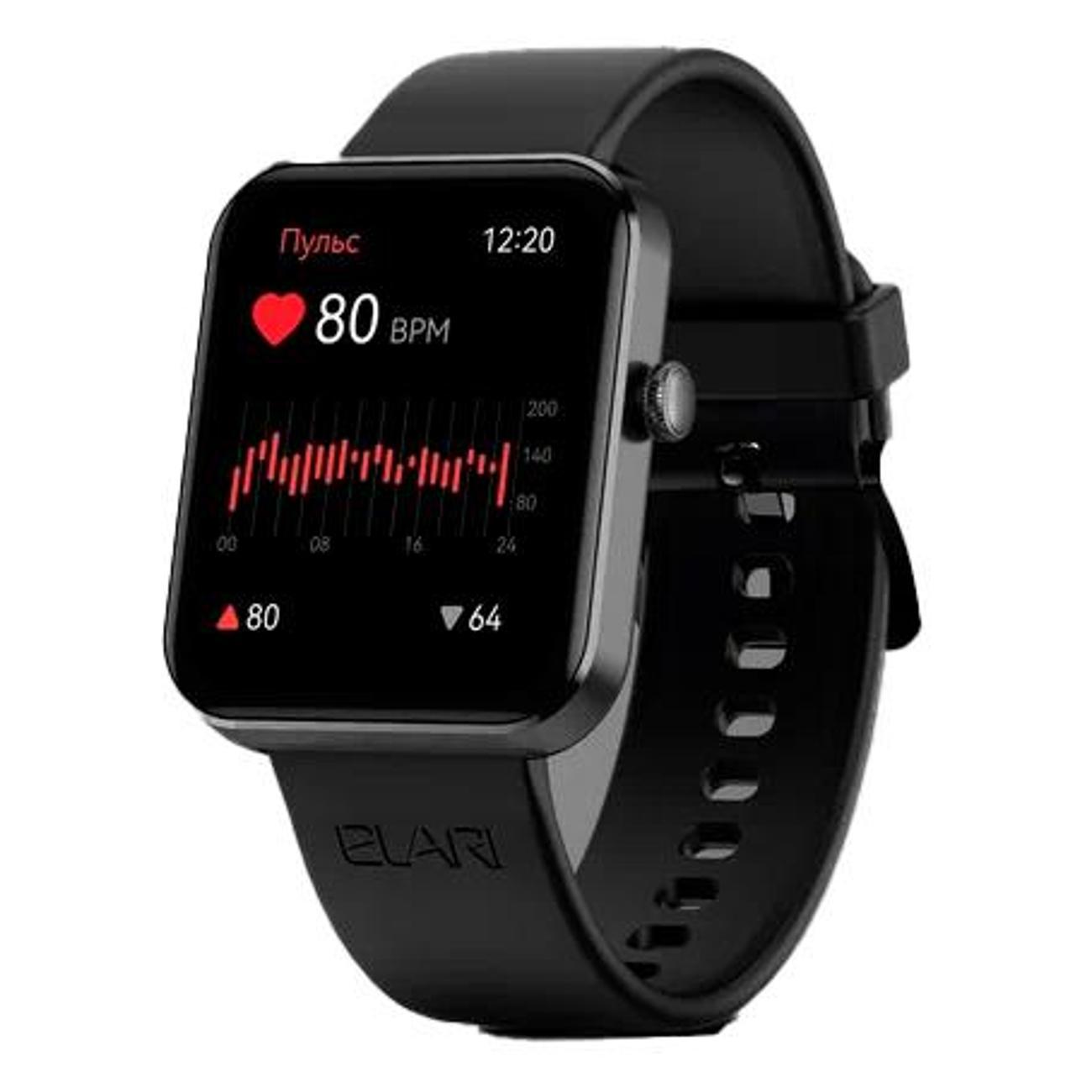 Elari | Смарт-часы Elari Watch Lite черные (KP-N1-BLACK)