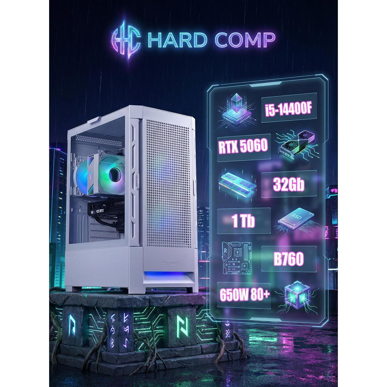 Hard Comp | Системный блок Hard Comp CW/14400F/5060/32/1Tb