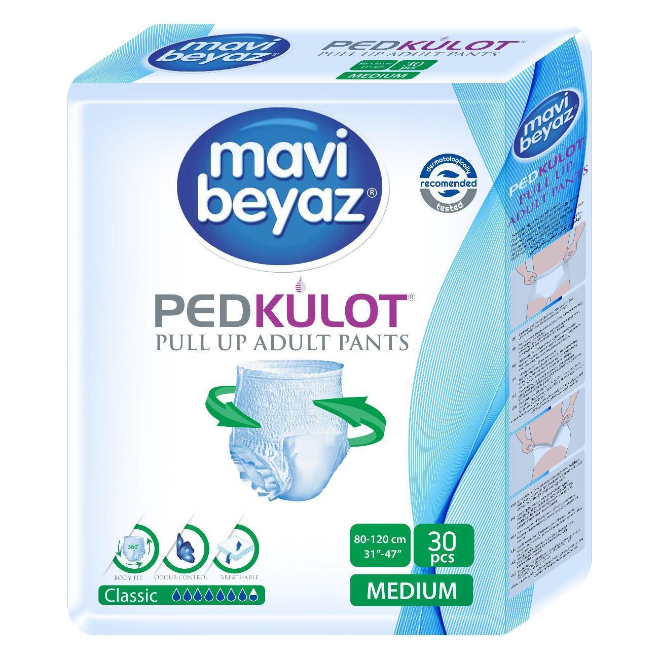MAVI BEYAZ | Трусы одноразовые MAVI BEYAZ средние M80-120/30