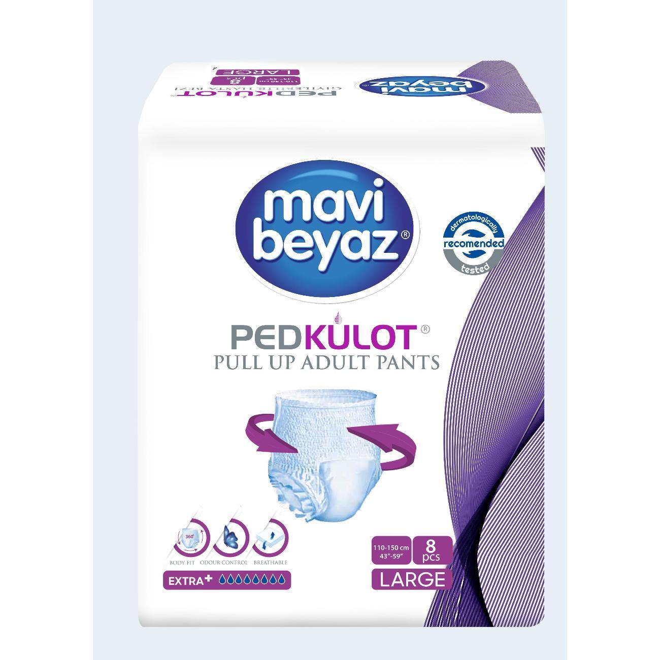 MAVI BEYAZ | Трусы одноразовые MAVI BEYAZ большие L110-150/8