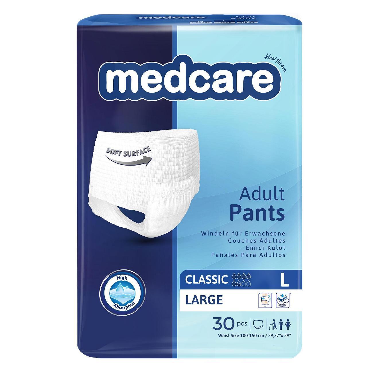 MEDCARE | Трусы одноразовые MEDCARE классические большие L100-150/30