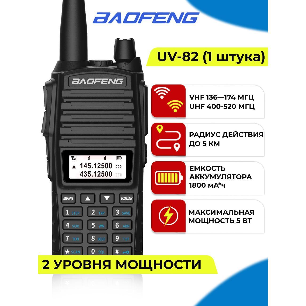 BAOFENG | Радиостанция BAOFENG UV-82