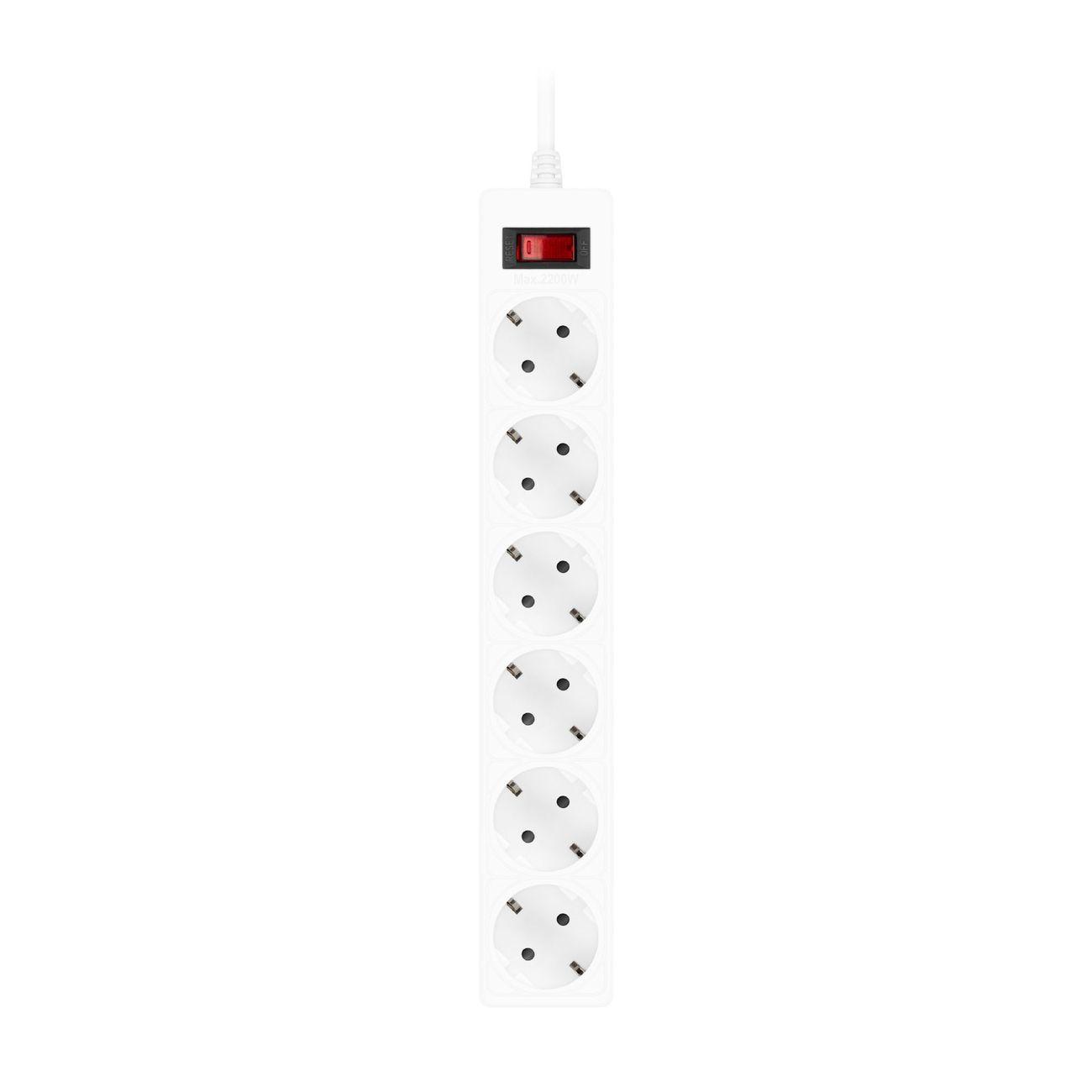 Kubic | Сетевой фильтр Kubic POWER F2 белый 5.0 (PSE-052)