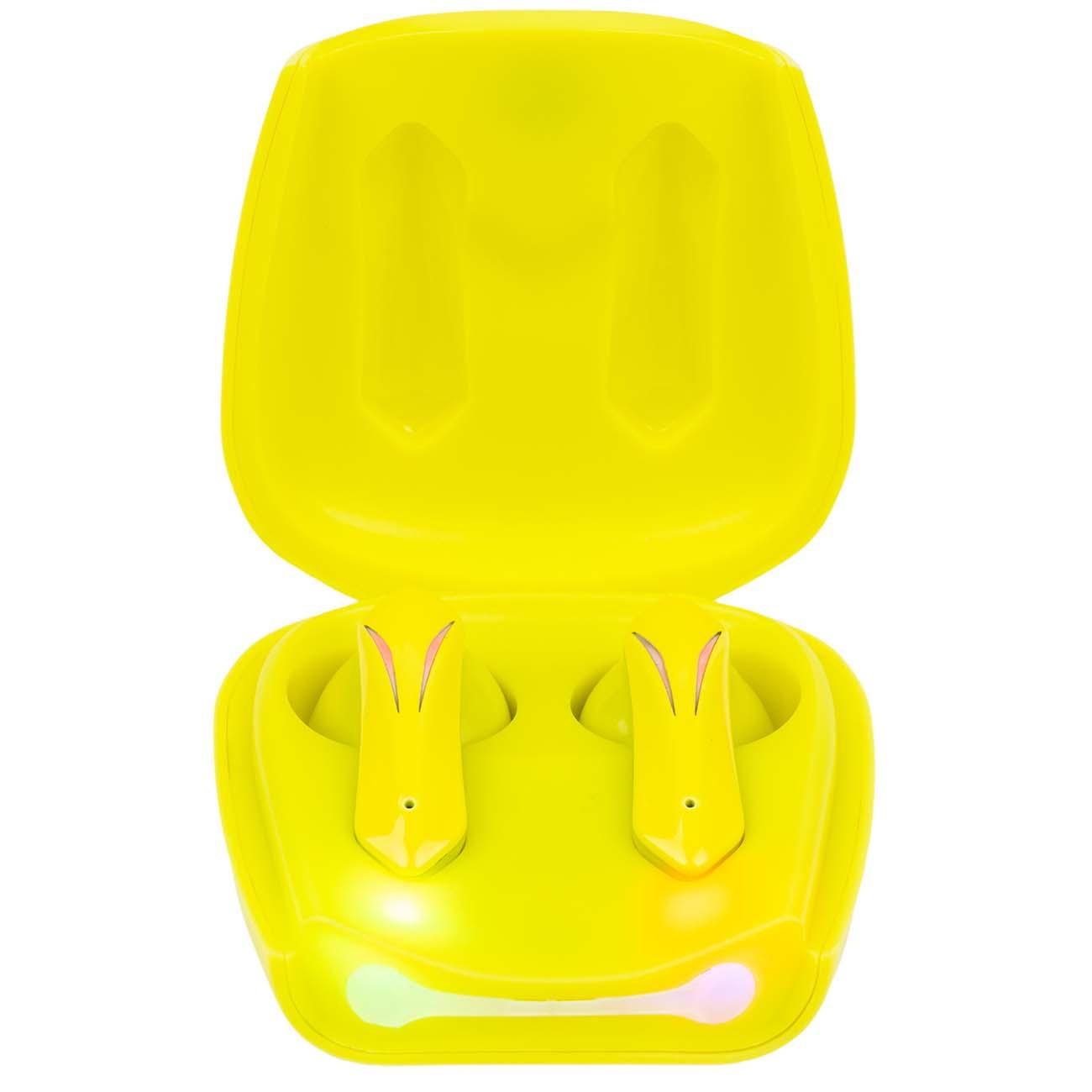 HIPER | Наушники True Wireless игровые HIPER Optimus желтый (HTW-MX22)