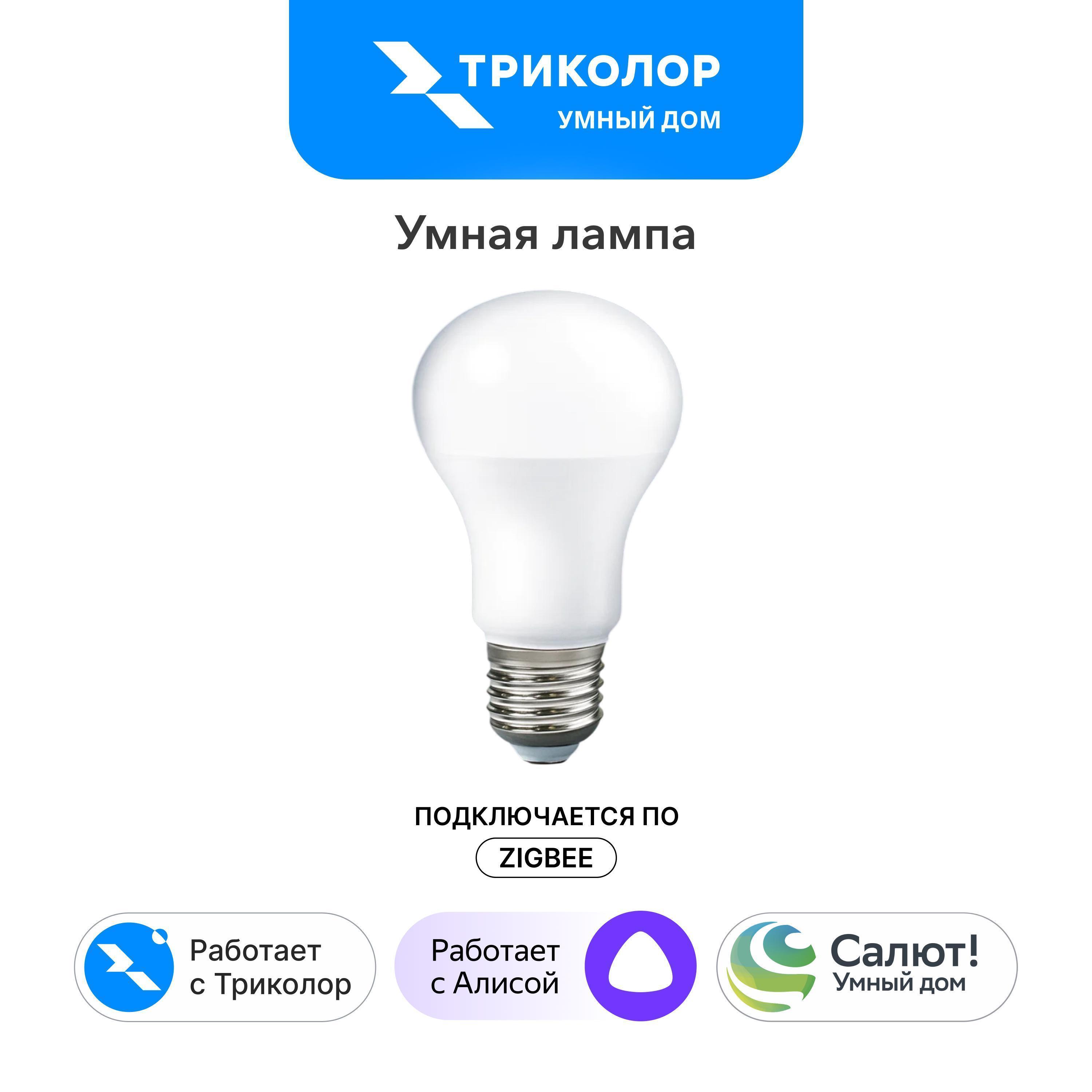 Триколор | Умная лампочка Триколор GS BDHM8E27W70-I1