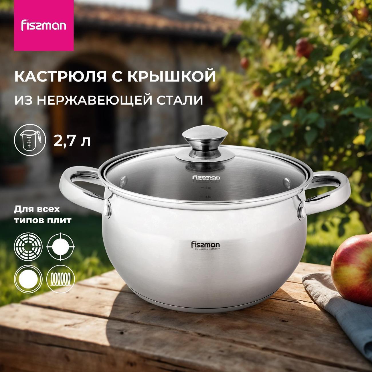 FISSMAN | Кастрюля FISSMAN PRIME 2,7 л