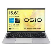 OSiO | Ноутбук OSiO FocusLine F150i-007/15.6"/Core i5-1155G7/16/512/Win/Grey