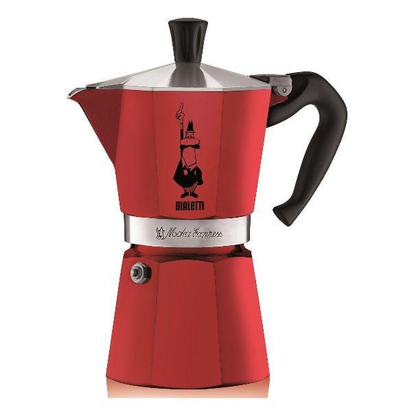Bialetti | Кофеварка гейзерная электрическая Bialetti Rossa 4942 красная