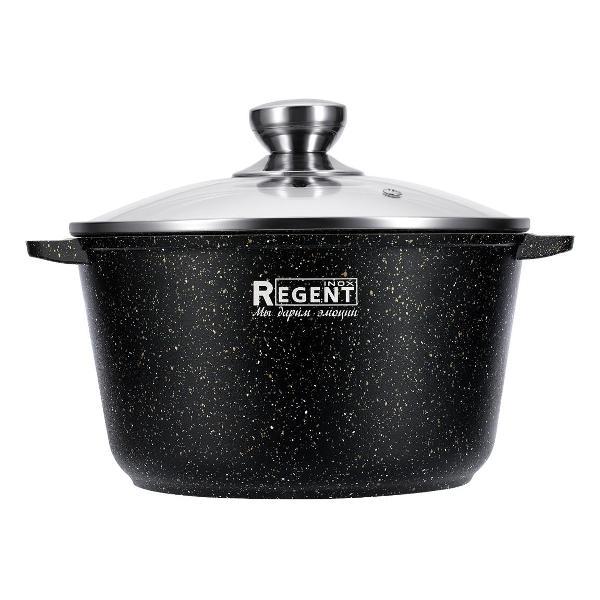 REGENT inox | Кастрюля 3.8л/22 см (литой алюминий)с крышкой REGENT inox Cosmo