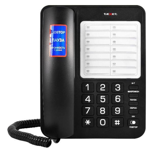 teXet | Телефон проводной teXet TX-234