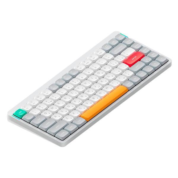Nuphy | Клавиатура беспроводная Nuphy QMK, AIR75v2, Ionic белый, RGB, Hot Swap, Aloe Switch (AIR75v2-IW-21)
