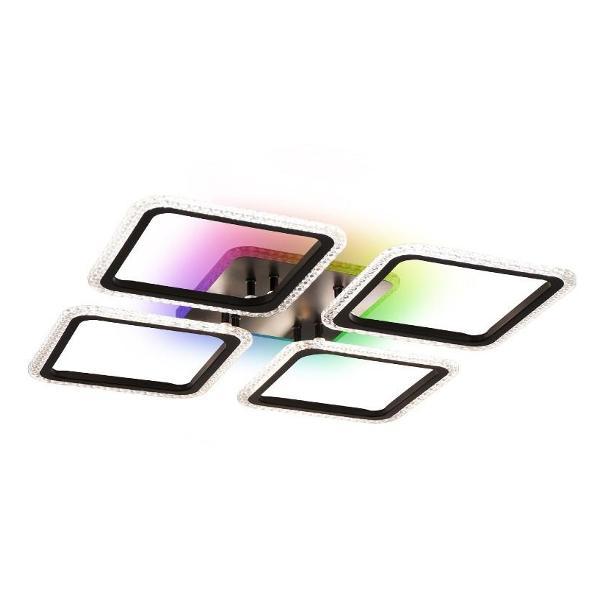 Estares | Светильник потолочный Estares RGB 100W-APP-540X540X70-черный