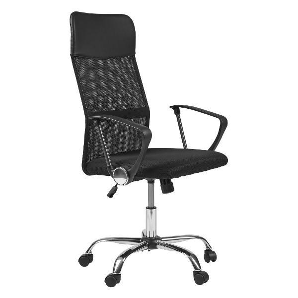 KingStyle | Офисное поворотное кресло KingStyle FK-1 Noir Chrome (черный)