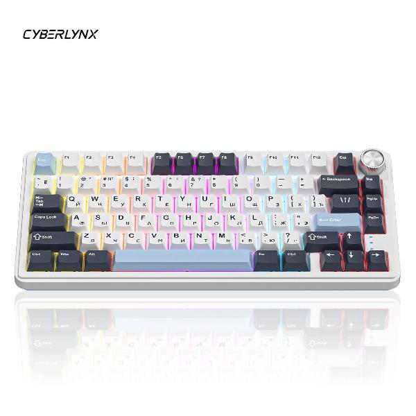 CYBERLYNX | Клавиатура беспроводная CYBERLYNX RX75_Pro Mute_switch