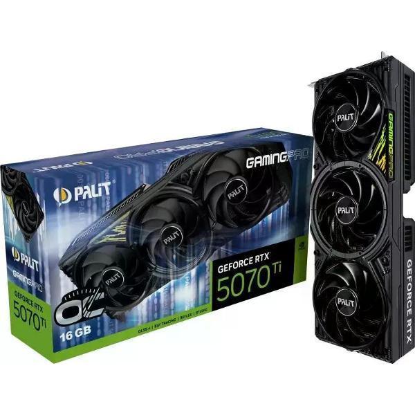 Palit | Видеокарта Palit NVIDIA GeForce RTX 5070 Ti GAMINGPRO OC 16GB [ne7507ts19t2-gb2031a]