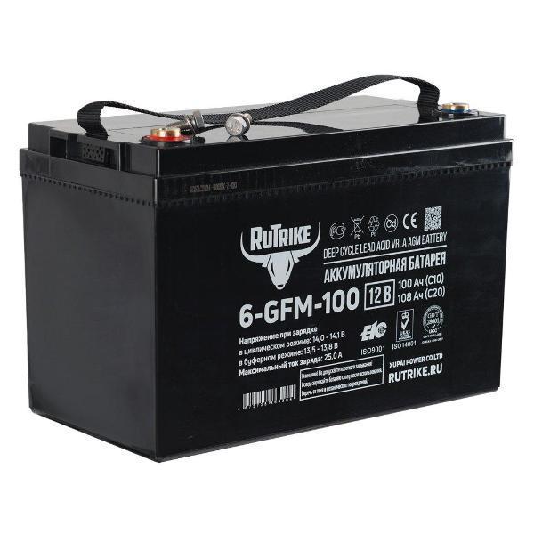 Rutrike | Аккумулятор для ИБП Rutrike 6-GFM-100 (12V108A/H C20)