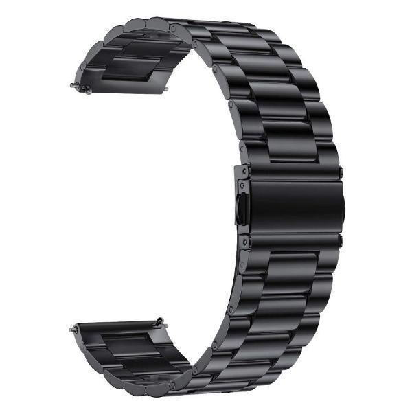 CAWEON | Ремешок для смарт-часов CAWEON 22 mm из нержавеющей стали DSG-18-22-BL Black
