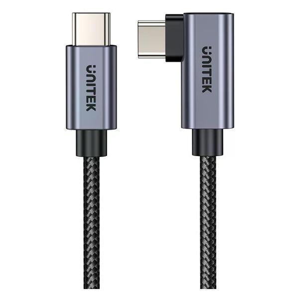 UNITEK | Кабель USB Type-C UNITEK C14123BK-2MPD100W USB-C Cable Dual 90 Degree