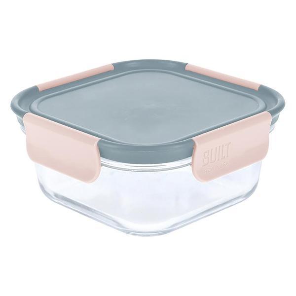 Kitchen Craft | Контейнер для продуктов, ланч-бокс Kitchen Craft Kitchen Craft Контейнер стеклянный для еды 700л серая крышка Built