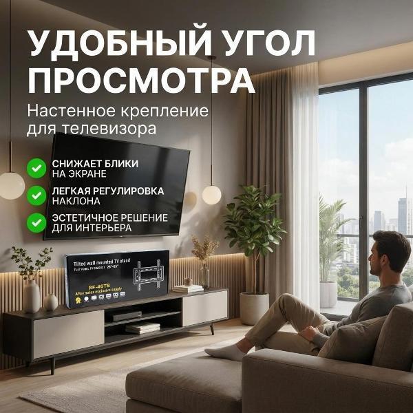 TOVEL | Кронштейн для телевизора TOVEL RF-46TS