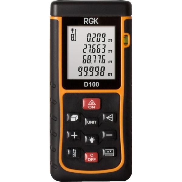 RGK | Дальномер лазерный и рулетка RGK D100