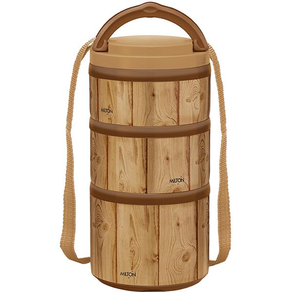 MILTON | Ланч-бокс MILTON Feast Tiffin 3 820мл Beige (MM45335-BG)