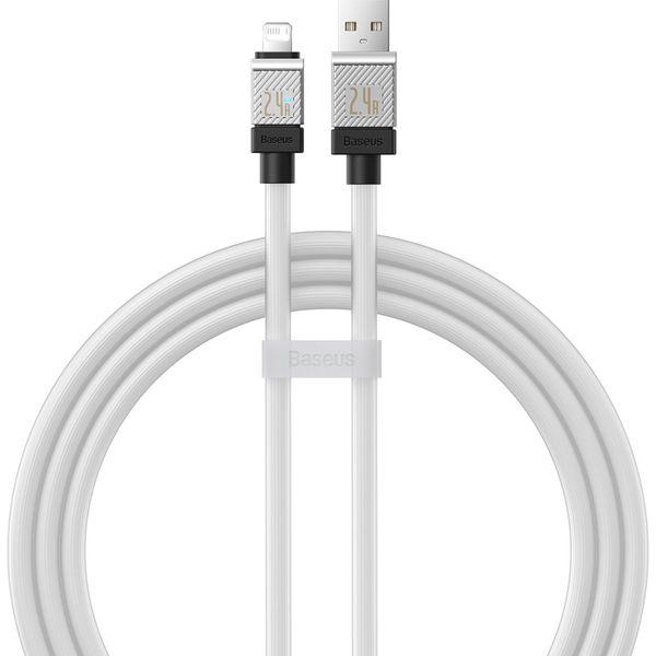 Baseus | Кабель USB - Lightning Baseus CoolPlay быстрая зарядка 2.4A 1 м белый
