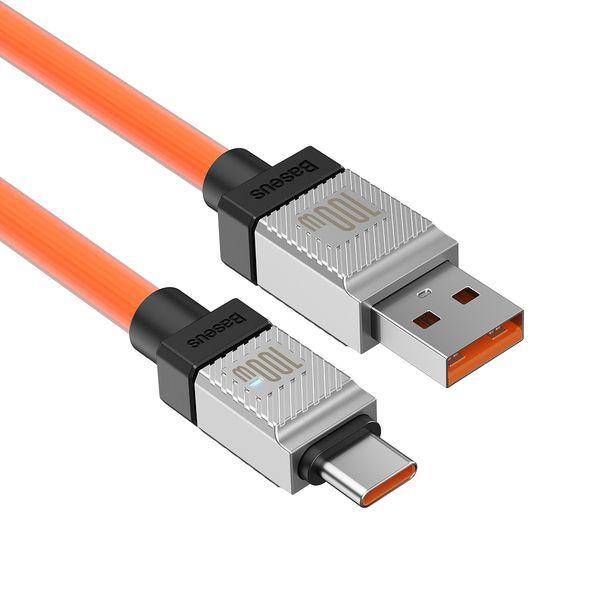 Baseus | Кабель USB - Type-C Baseus CoolPlay быстрая зарядка 100Вт 1 м оранжевый