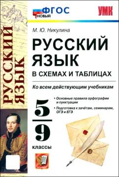 Марина Никулина: Русский язык в схемах и таблицах. 5-9 классы. ФГОС