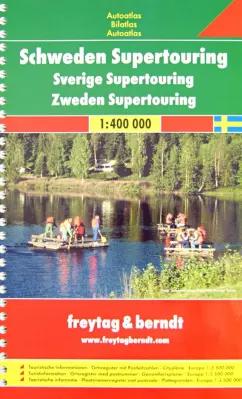 Sweden. Supetouring Road Atlas 1:400 000