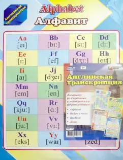 Комплект плакатов "Английская транскрипция" с методическим сопровождением (4 плаката). ФГОС ДО