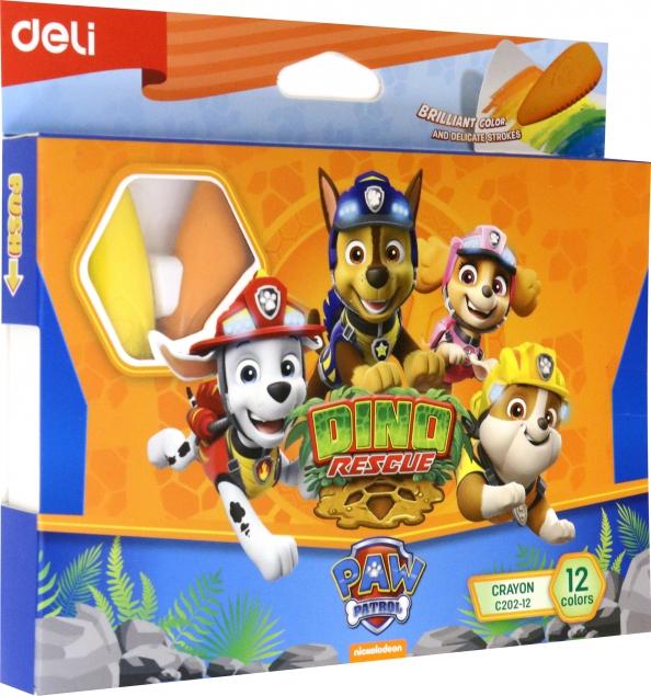 Мелки пластиковые Paw Patrol, 12 цветов