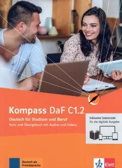 Braun, Sander, Schmeiser: Kompass DaF. C1.2. Kurs- und Übungsbuch mit Audios und Videos inklusive Lizenzcode BlinkLearning