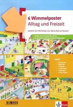 Wimmelposter Alltag und Freizeit. passend zum Wortschatz aus Meine Welt auf Deutsch. 6 Poster