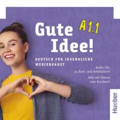 Krenn, Puchta: Gute Idee! A1.1. Medienpaket, 2 Audio-CDs + DVD. Deutsch für Jugendliche. Deutsch als Fremdsprache