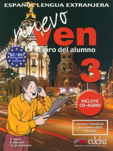 Marin, Morales, de: Nuevo ven 3. Libro del alumno + CD audio