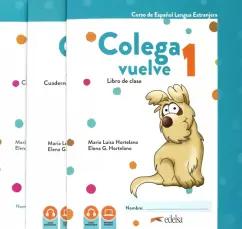 Hortelano, Hortelano: Colega vuelve 1. A1. Pack alumno. Libro, Ejercicios, Carpeta de laminas