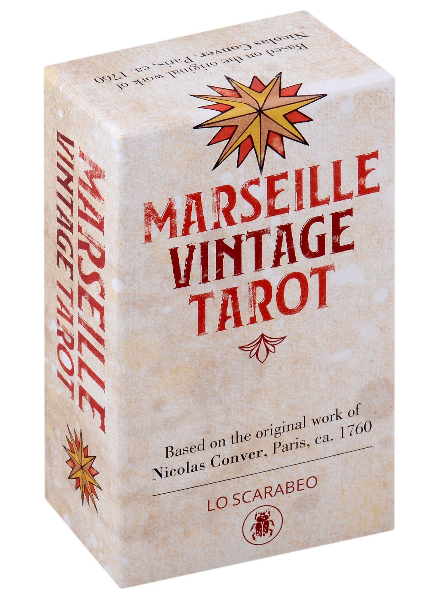 Аввалон-Ло Скарабео | Marseille Vintage Tarot (78 Cards with Instructions)