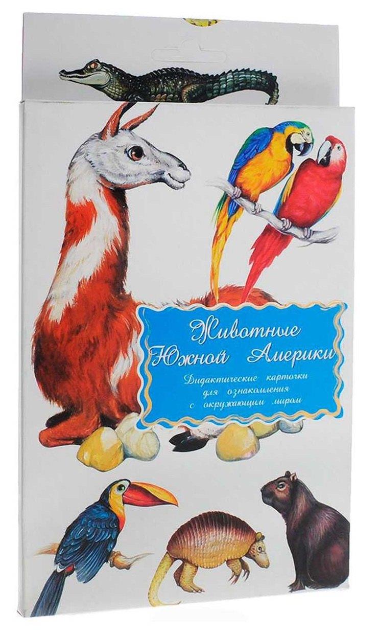 Маленький гений-пресс | Дидактические карточки Животные Южной Америки