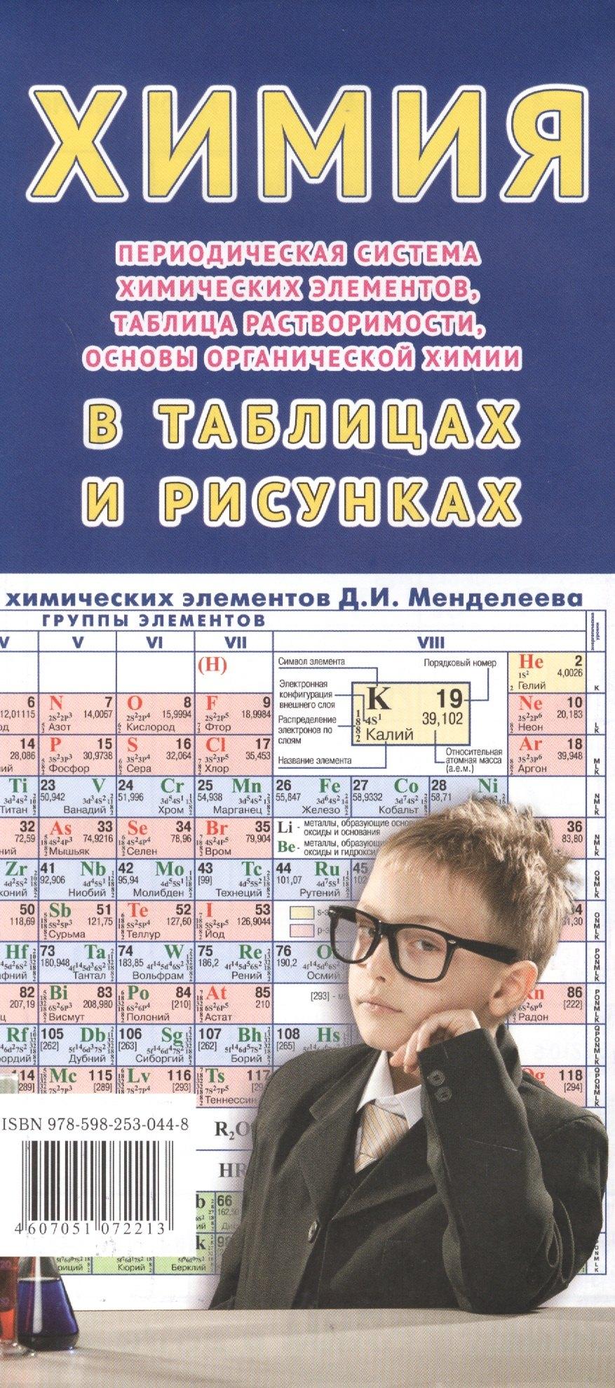 Атлас Принт | Химия Периодическая система химических элементов… В таблицах и рисунках (раскладушка)
