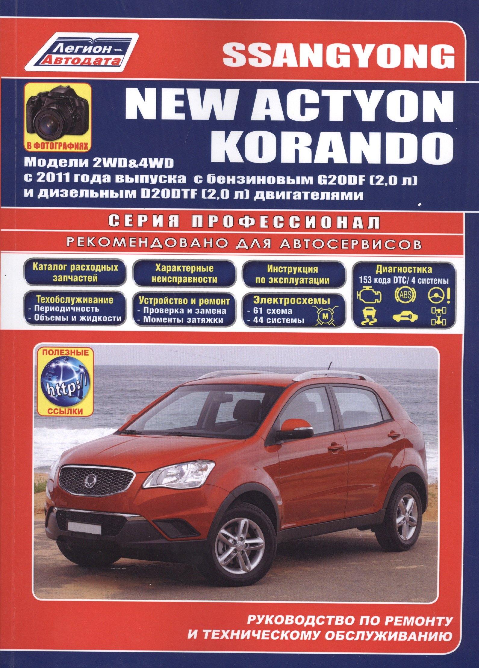 Легион-Автодата | SsangYong New Actyon Korandо в фотогр. Мод. 2WD&4WD с 2011… (мПрофессионал) (+ссылки)