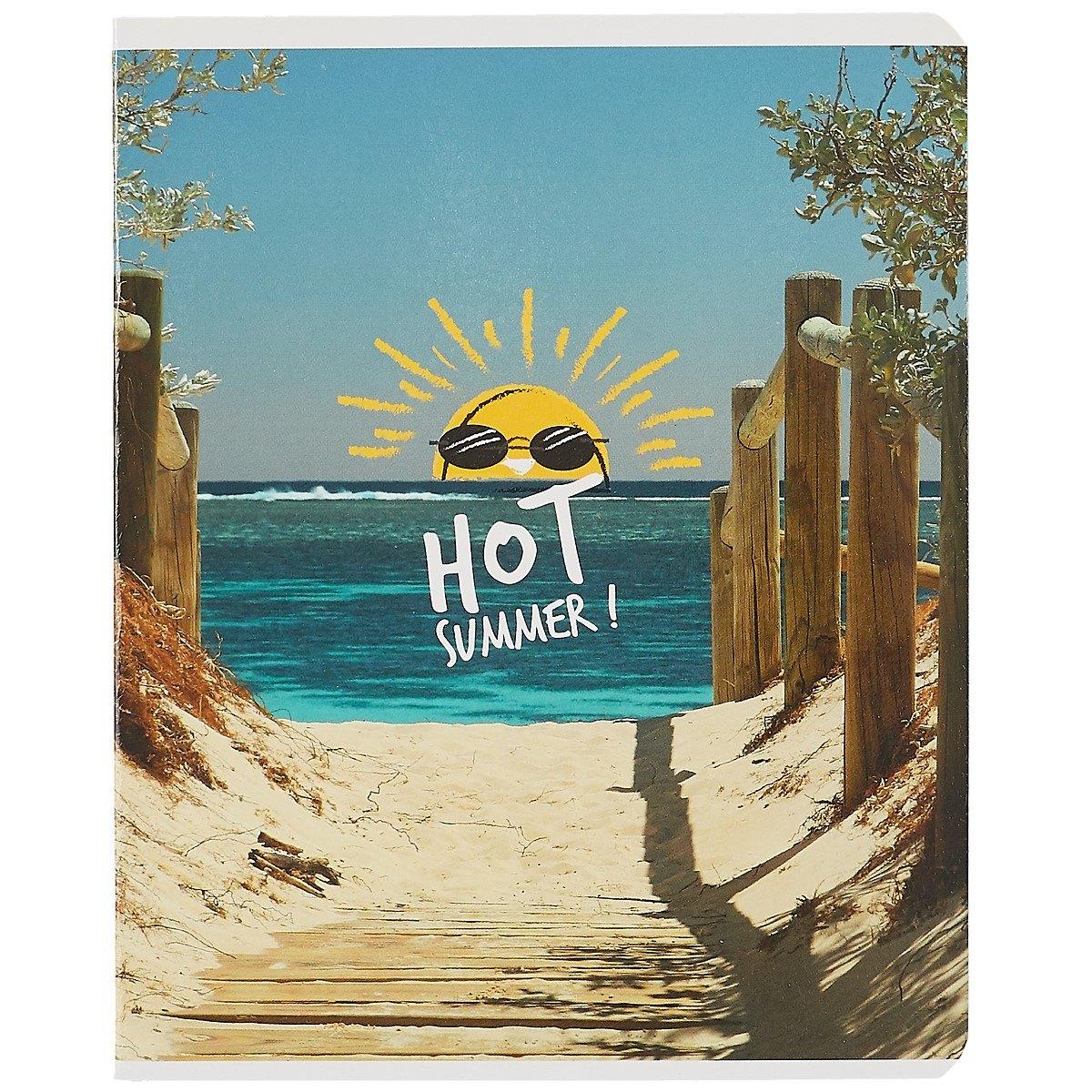 Тетрадь общая «Hot summer» в ассортименте, 48 листов в линейку, А5 - Academy Style