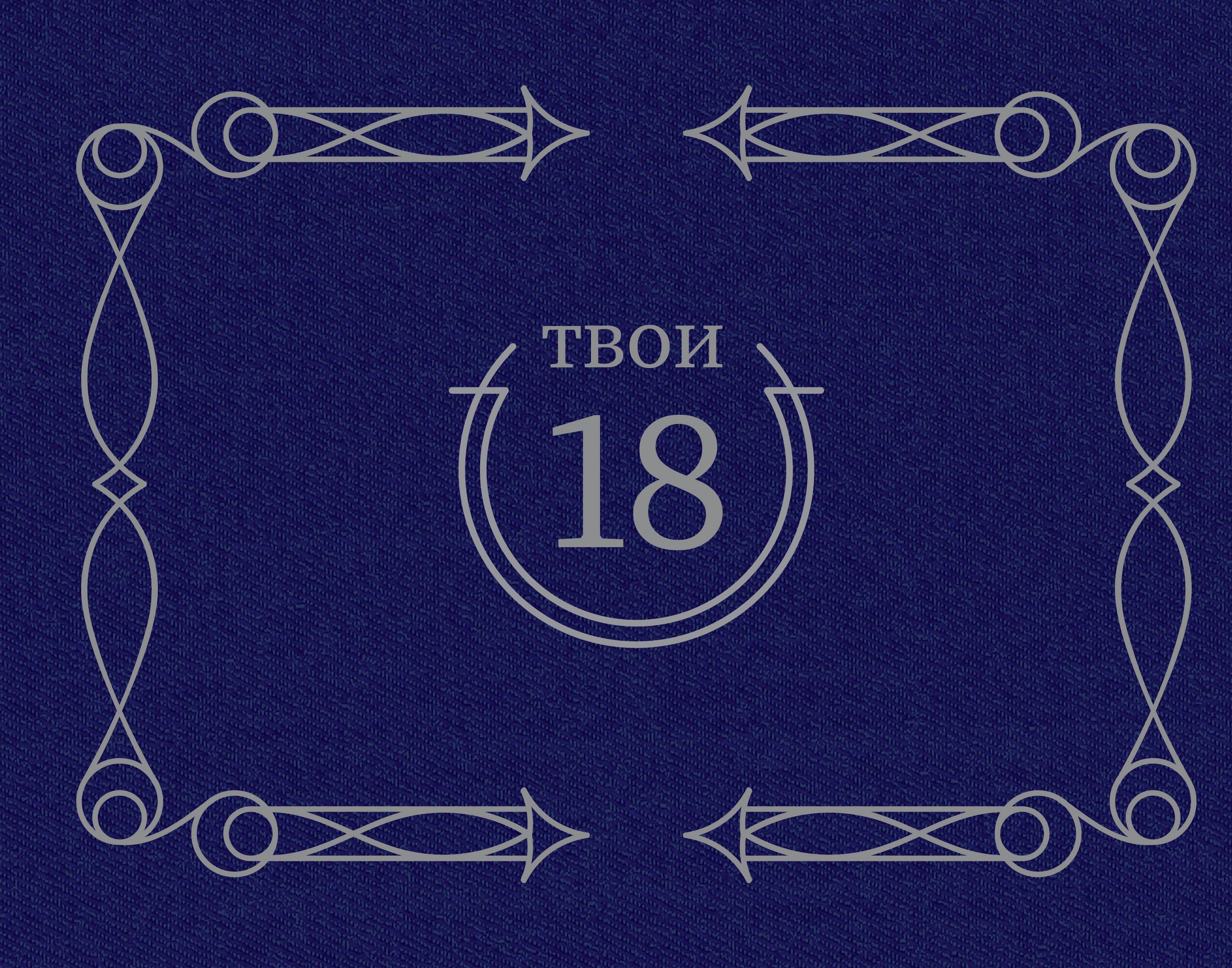 Ежедневник недатированный «Твои 18» А4, синий, 40 листов, АСТ