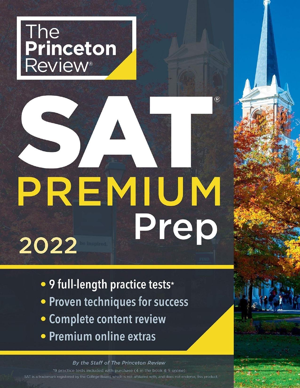 Random House  US | SAT Premium Prep, 2022 : 9 Practice Tests + Review & Techniques + Online Tools