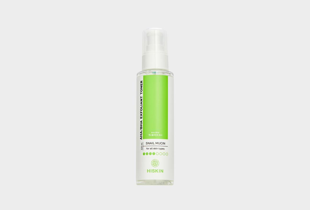 AHA/BHA Exfoliant Toner with Snail Mucin. 120 мл