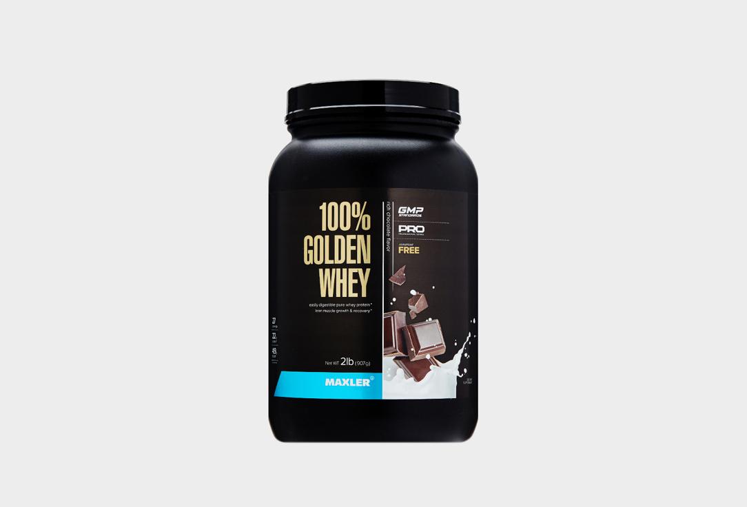 Golden Whey, концентрат сывороточного белка, изолят сывороточного белка, Насыщенный шоколад. 908 г