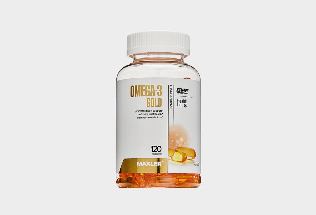 MAXLER | Omega-3 Gold, в капсулах. 120 шт