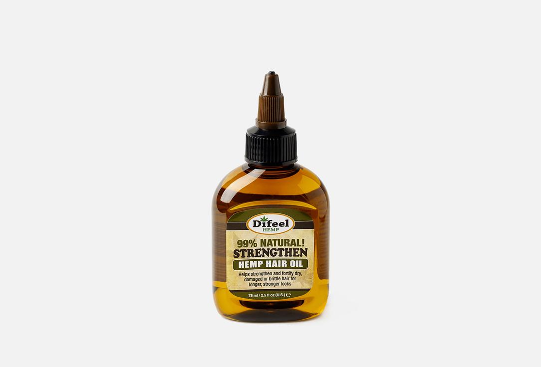 Natural Strengthen Hemp Hair Oil 99%. 75 мл