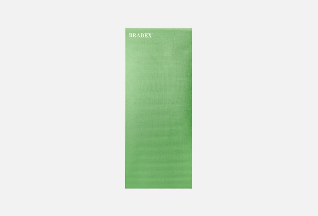 Yoga and fitness mat green. 1 шт