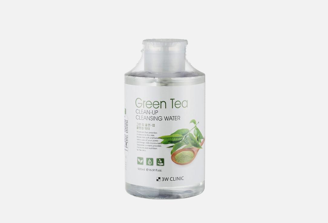 3W CLINIC | Green Tea Clean-Up Cleansing Water. Цвет: